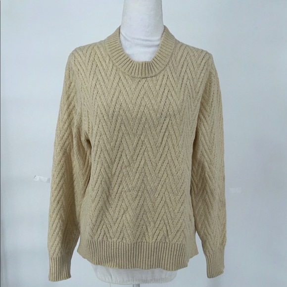 Patagonia Women's Recycled Wool-Blend Crewneck Sweater Size Medium - Picture 3 of 10